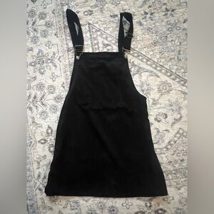 Elegant Black Pinafore Dress